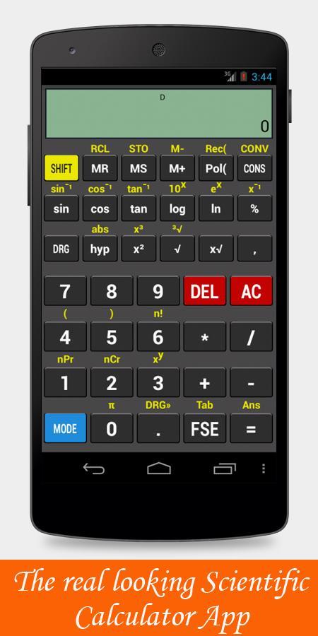 Scientific Calculator (SciCal)