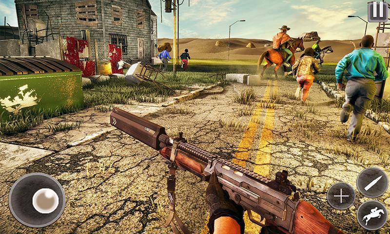 Wild West Bounty Hunter Horse Rider Shooting Games