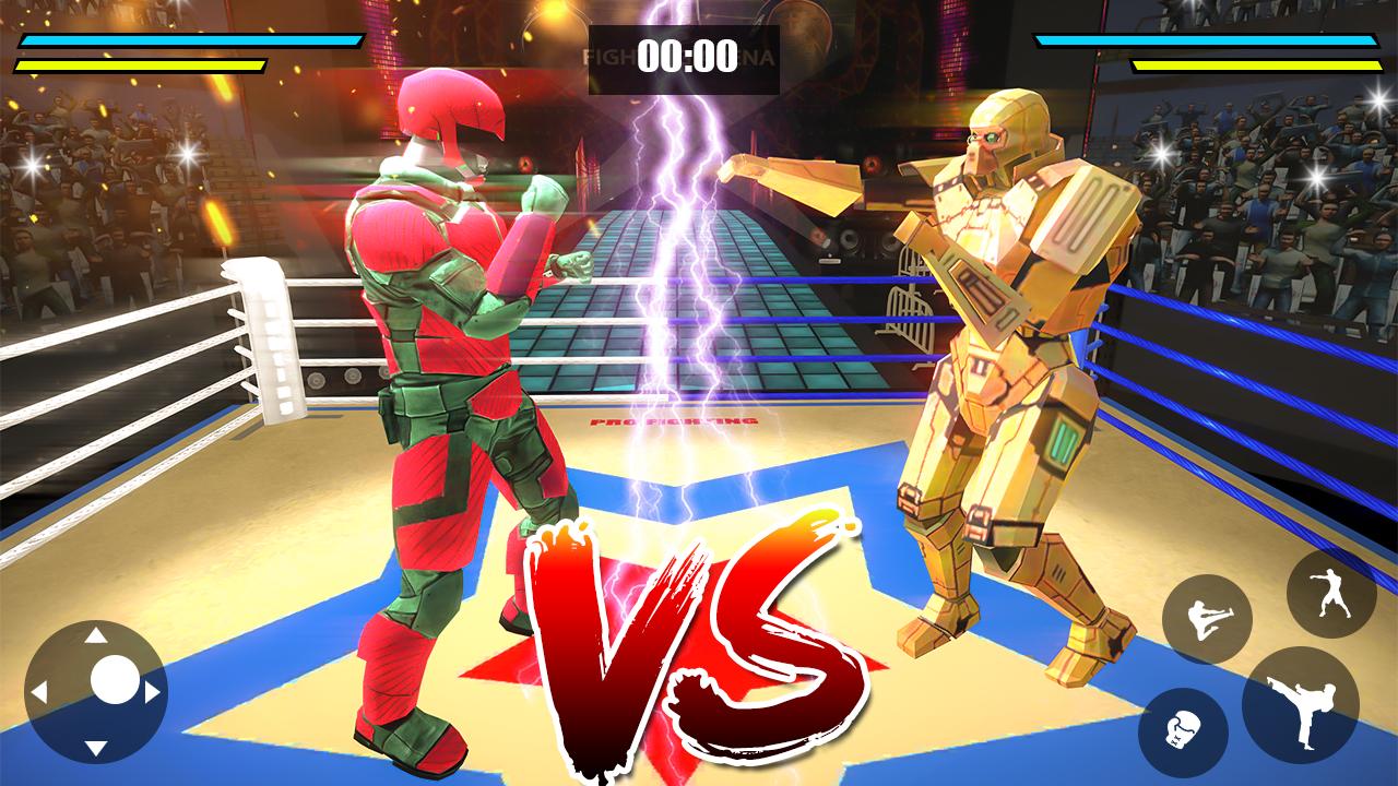 Real Robot Ring Fighting VS Wrestling Robot Game