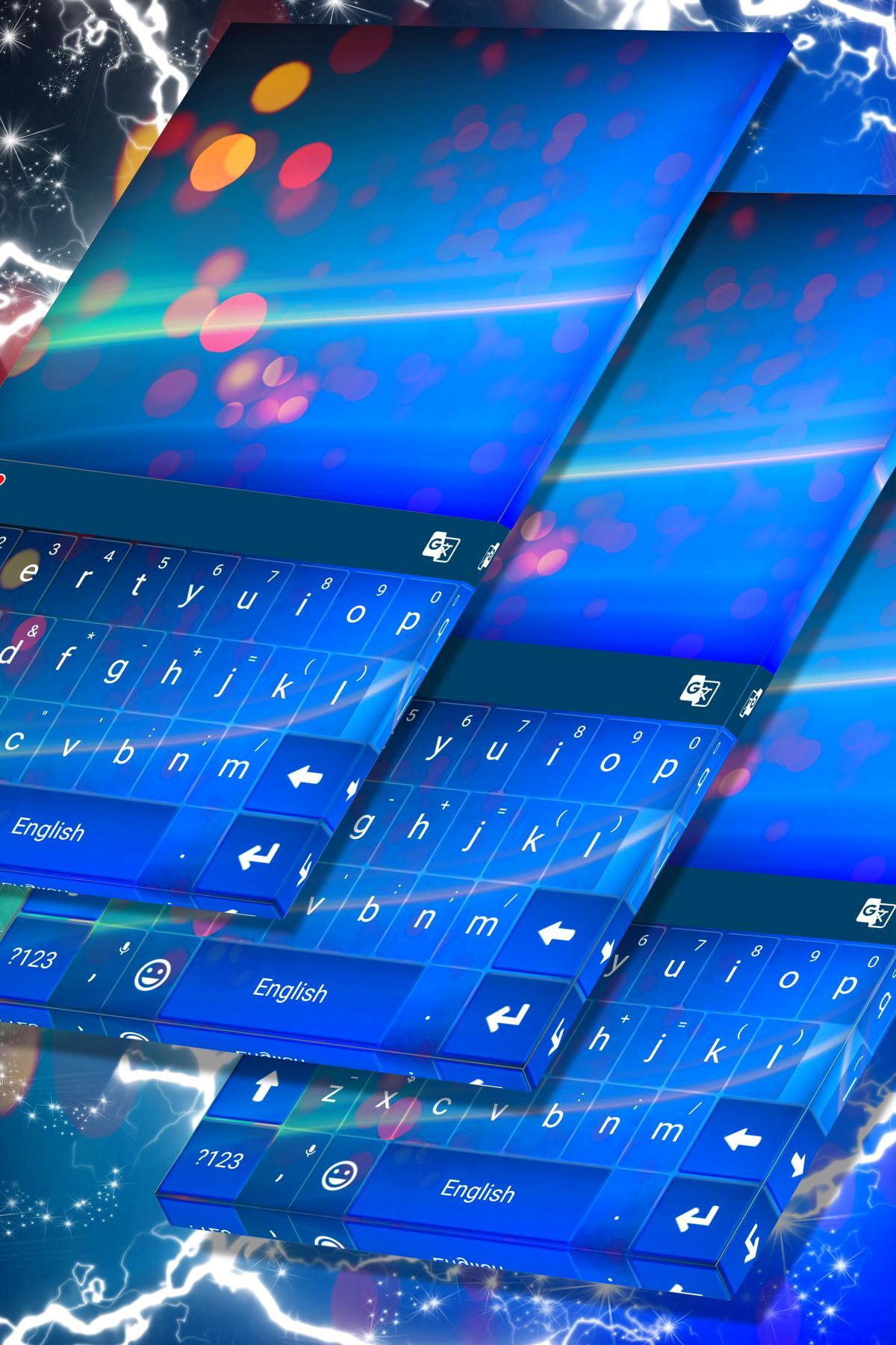 Light Blue Keyboard Theme