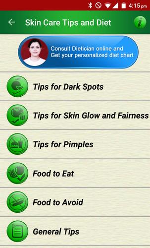 Skin Care Beauty & Diet Tips