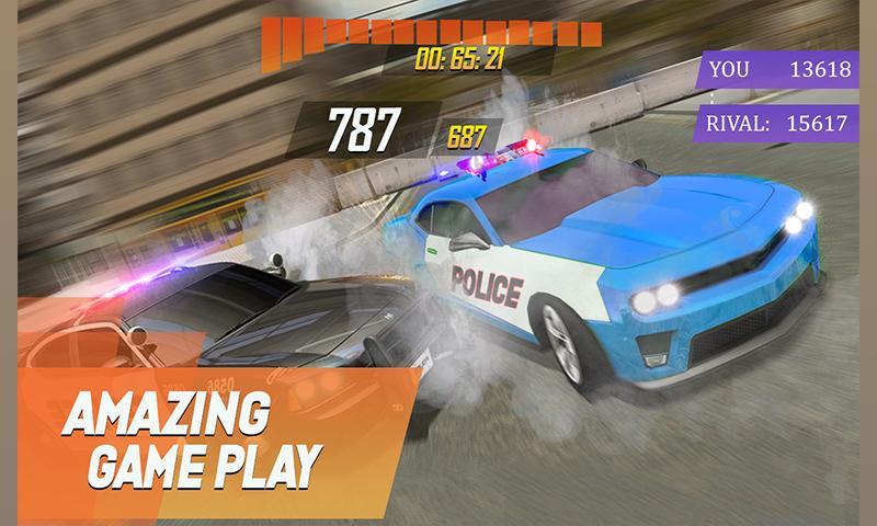 Police Car Drift Racing Simulator