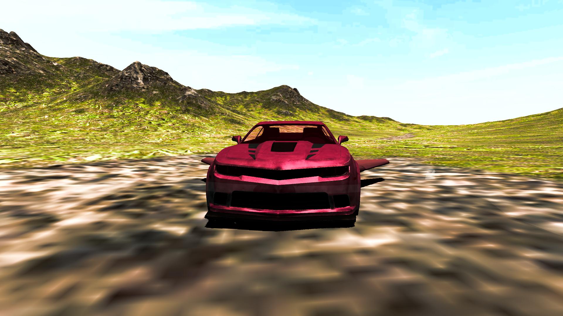 Flying American Car Simulator