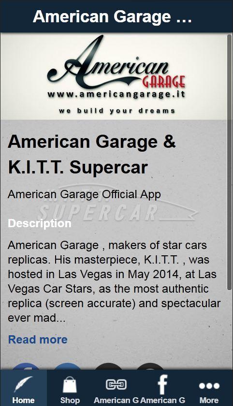 American Garage Kitt Supercar