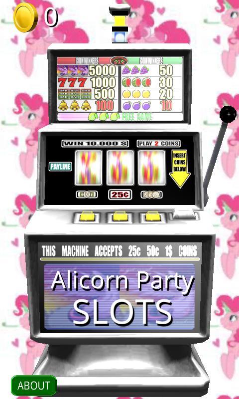 3D Alicorn Party Slots - Free