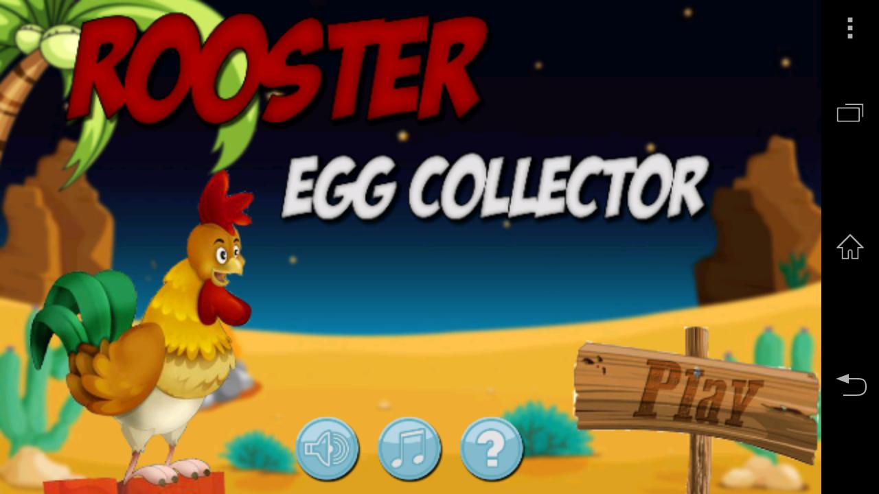 Rooster Egg Collector Running