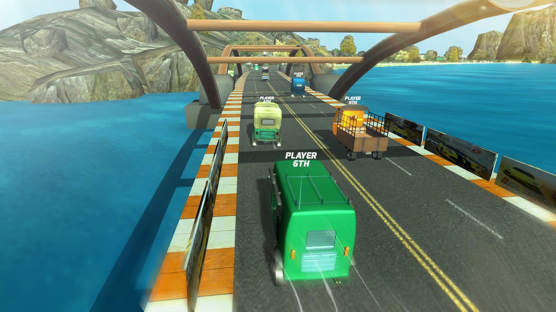 Indian Tuk Tuk Rickshaw Racing