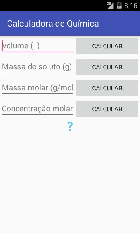 Chemistry Calculator