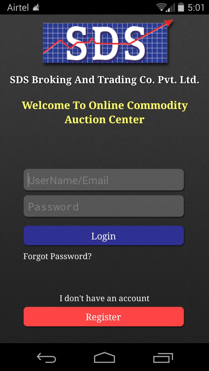 SDS Commodity Online Auction