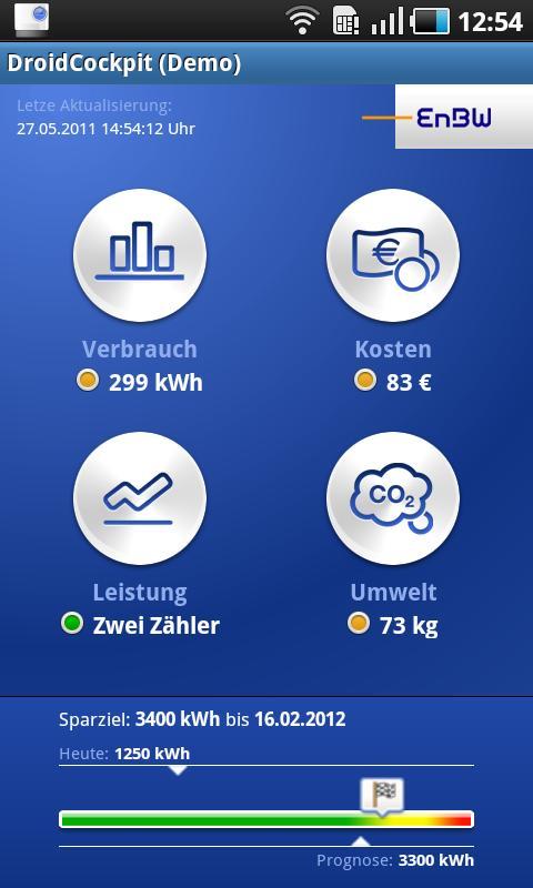 EnBW DroidCockpit
