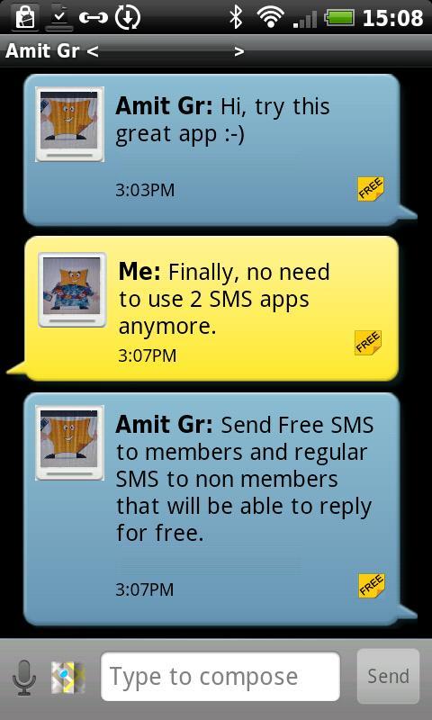 AirMeUp - Free SMS
