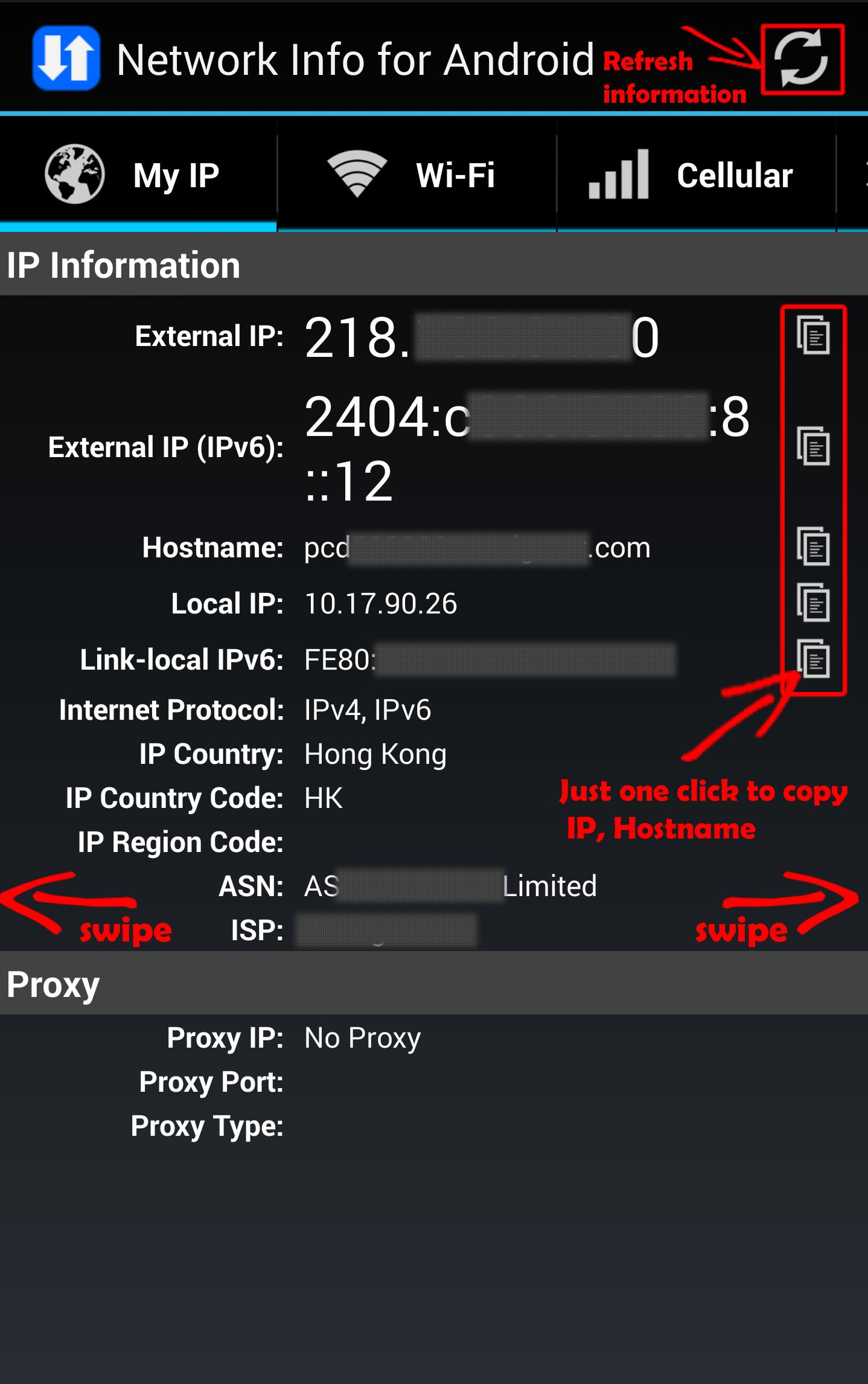 Network Info for Android