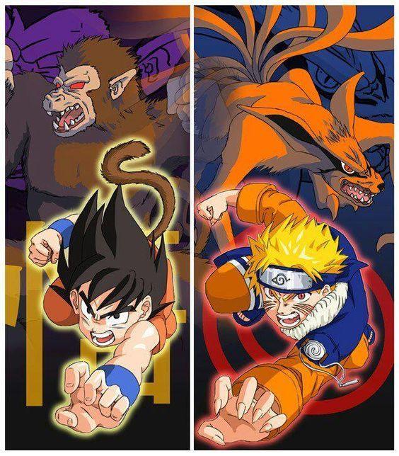 Goku VS Naruto Wallpaper