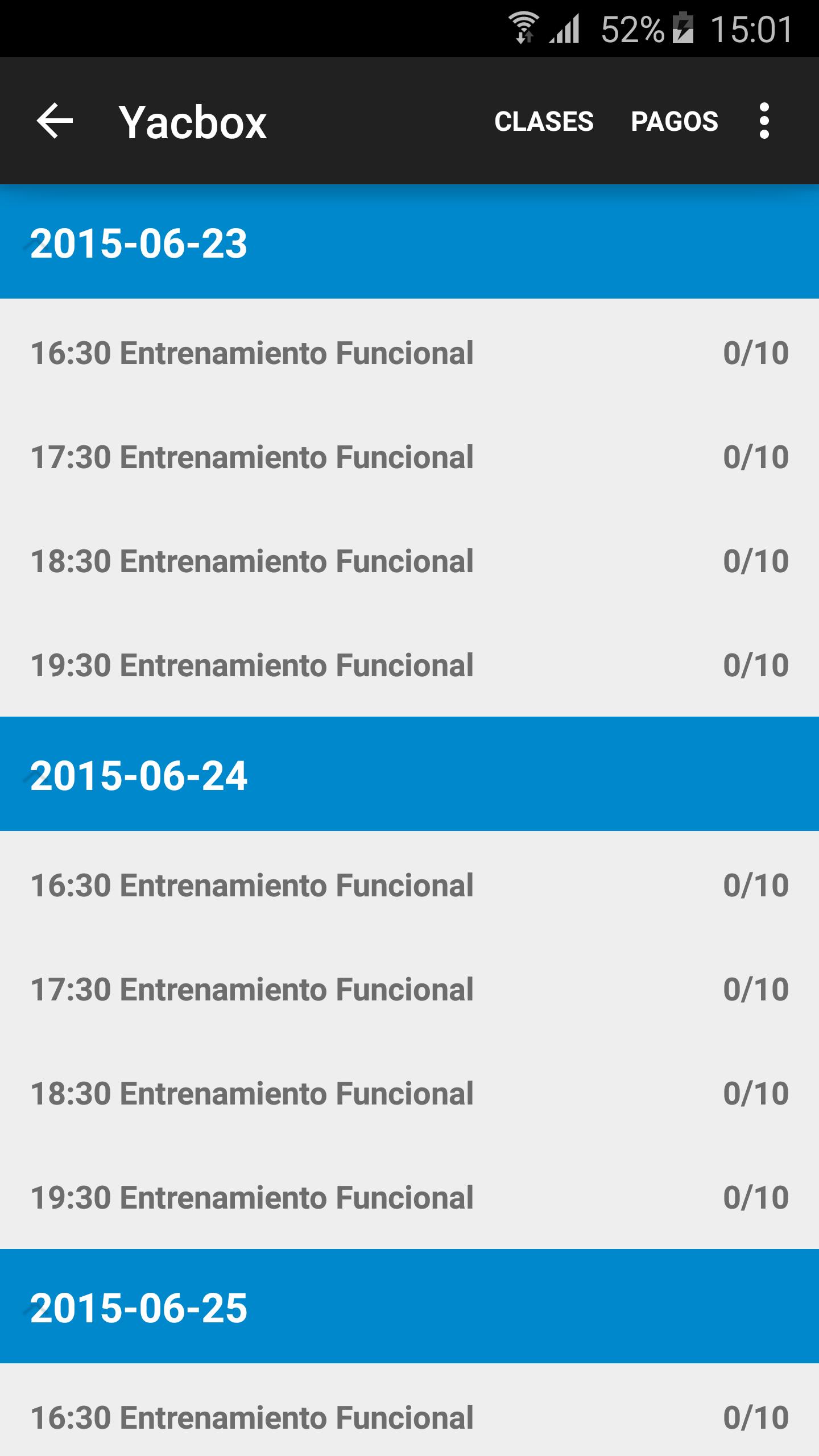Tabata Desk Android Client