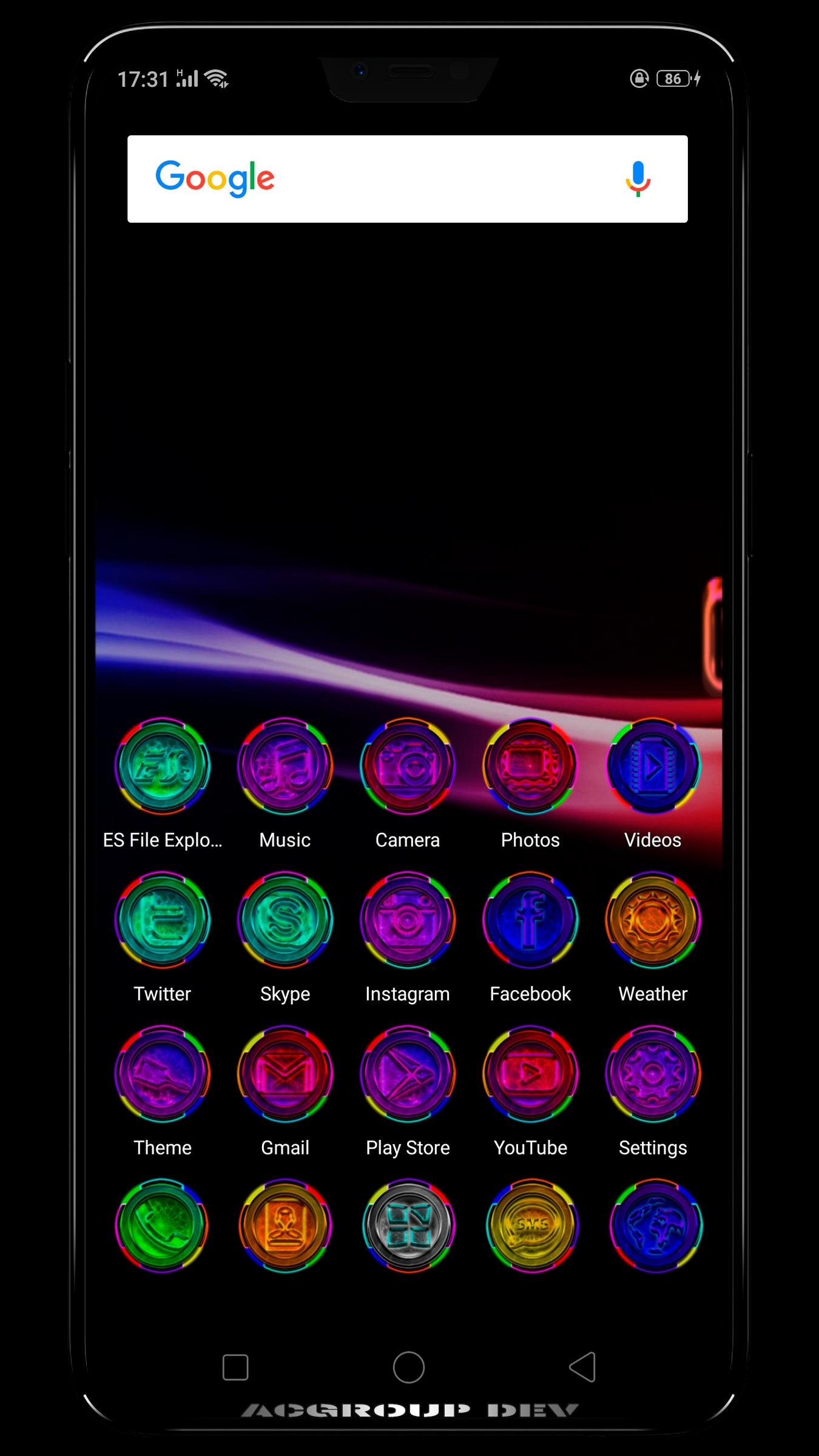 NEXT LAUNCHER THEME ULTRASHOW